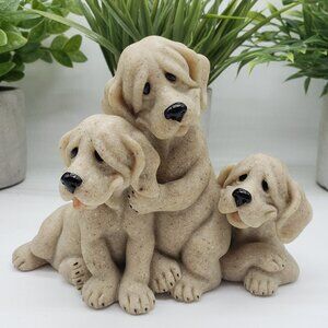 2001 Quarry Critters Petie, Pepe, Pooch Dog Figurine